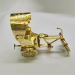 Copper Rickshaw Showpiece